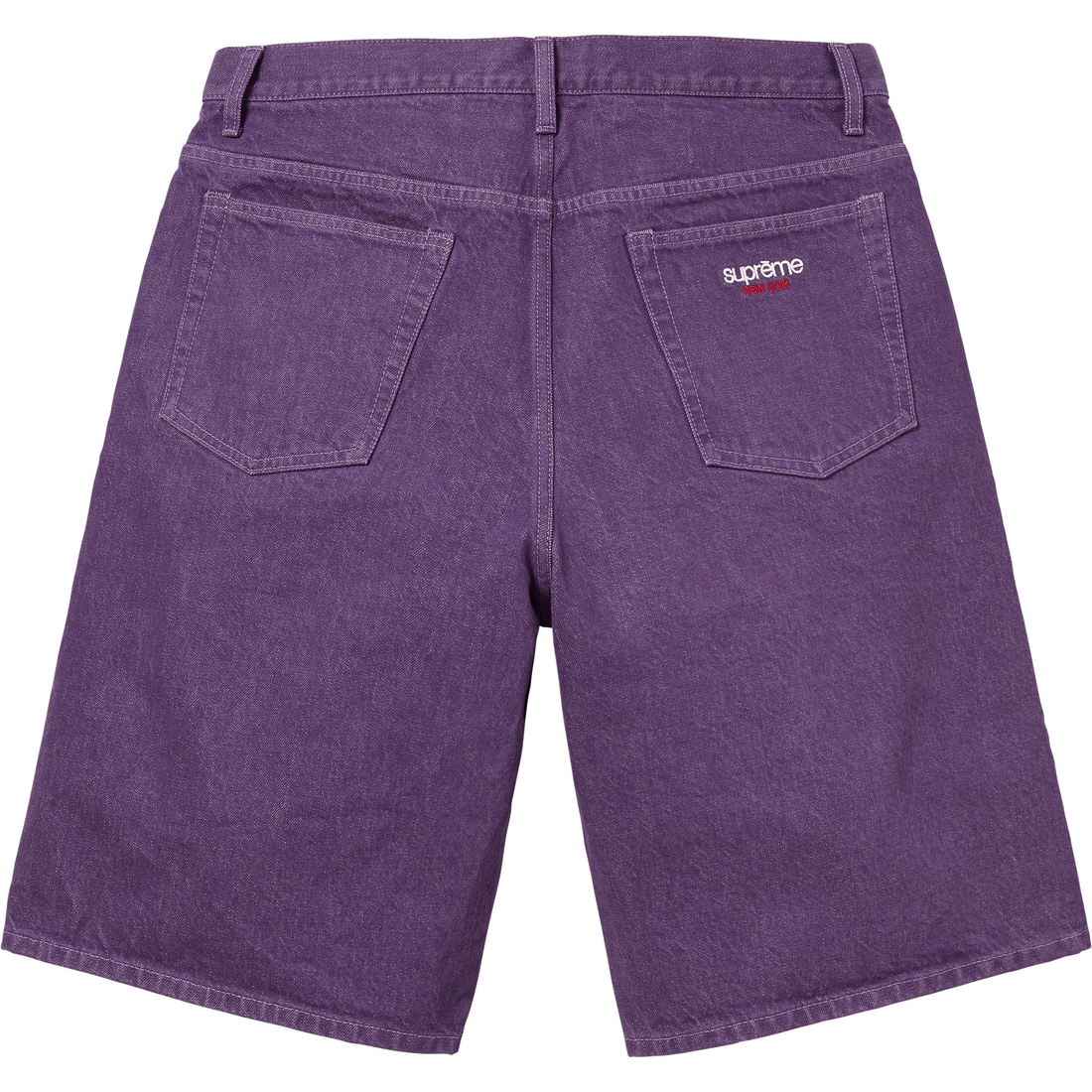 Supreme Baggy Denim Short (SS25) - Purple - $138
