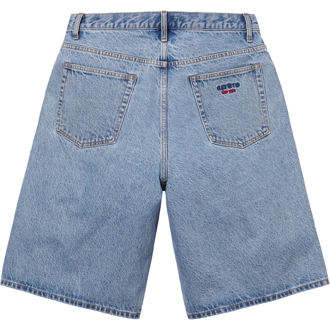 Supreme Baggy Denim Short (SS25) - Washed Indigo - $138