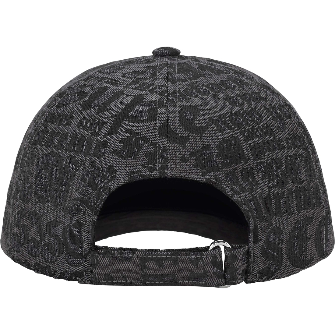 Supreme Cities Jacquard 6-Panel (SS25) - Black - $54