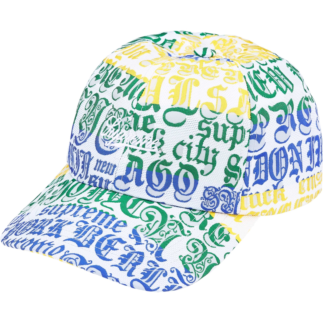 Supreme Cities Jacquard 6-Panel (SS25) - Multicolor - $54