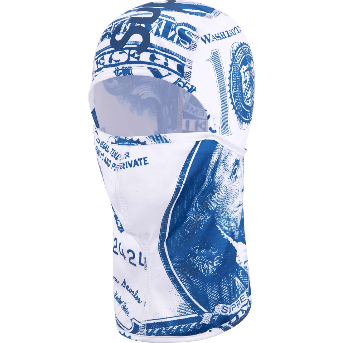 Supreme Lightweight Balaclava (SS25) - White Money - $32