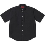 Supreme Loose Fit Oxford S S Shirt (SS25) - Black