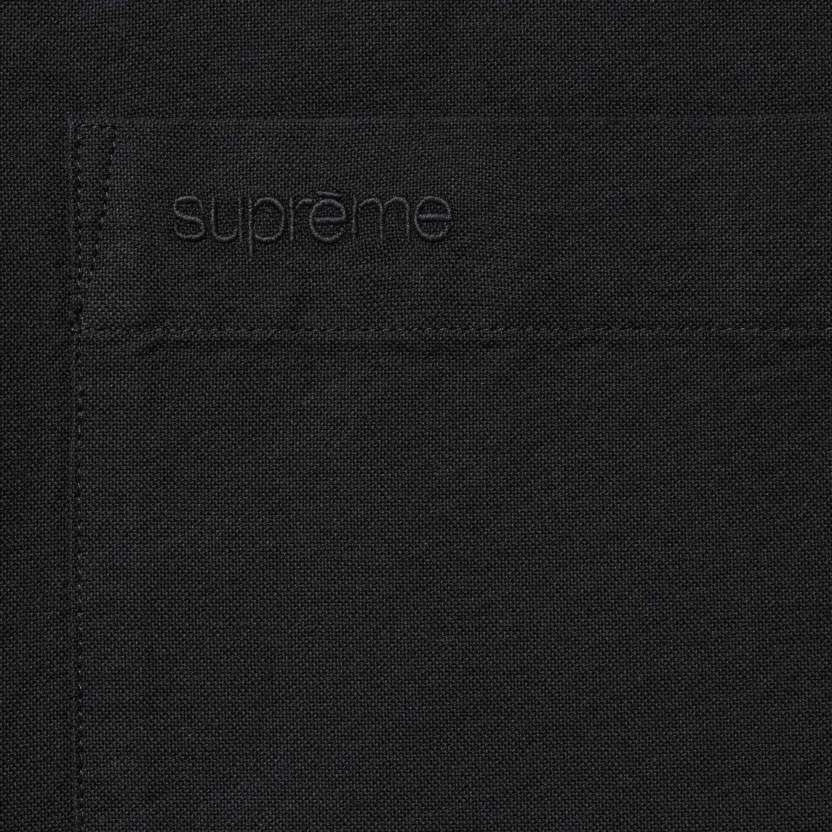 Supreme Loose Fit Oxford S S Shirt (SS25) - Black - $138