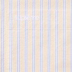 Supreme Loose Fit Oxford S S Shirt (SS25) - Light Tan Stripe