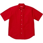 Supreme Loose Fit Oxford S S Shirt (SS25) - Red