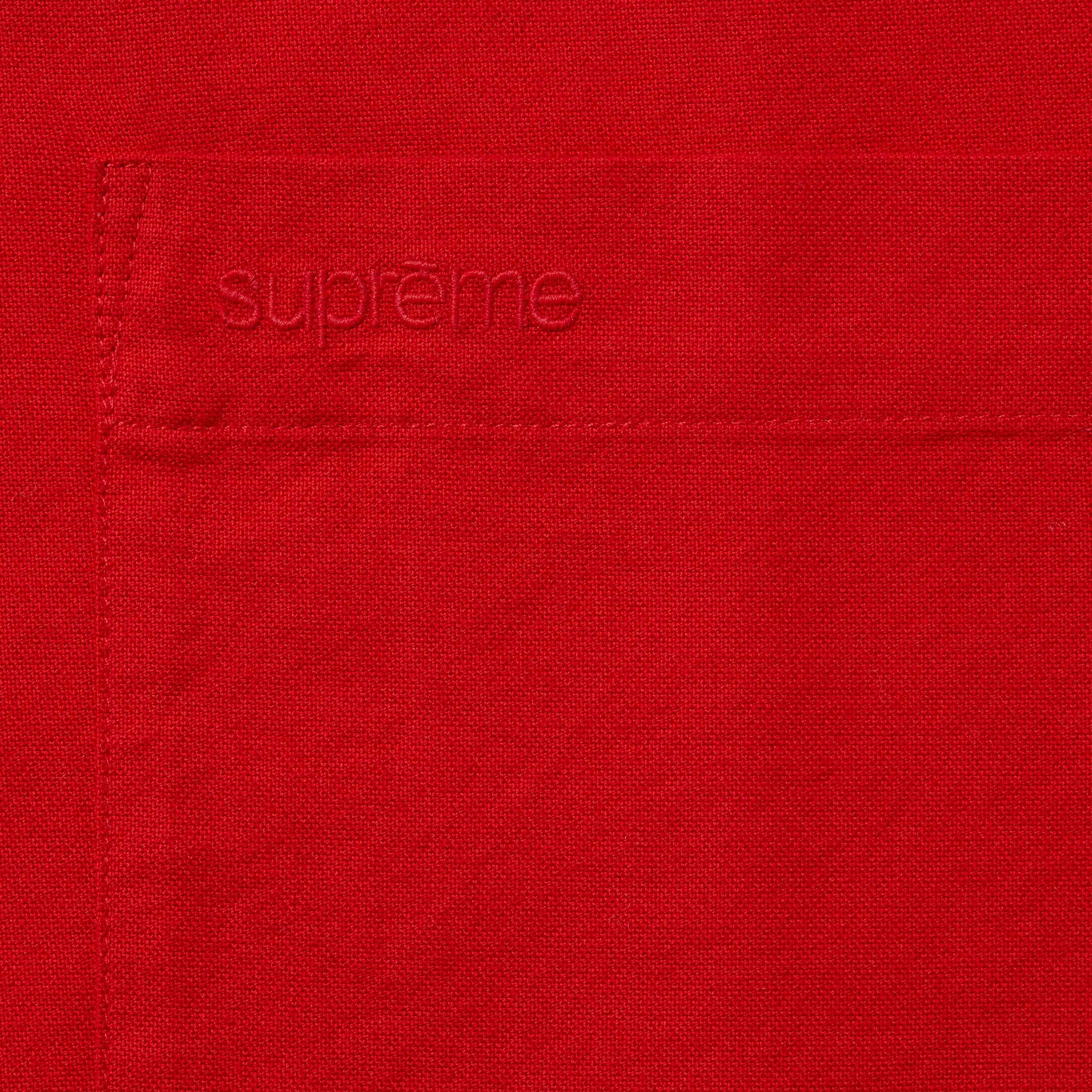 Supreme Loose Fit Oxford S S Shirt (SS25) - Red - $138