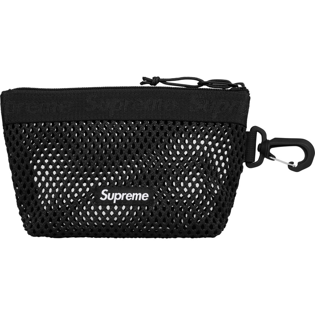 Supreme Mesh Mini Pouch (SS25) - Black - $30