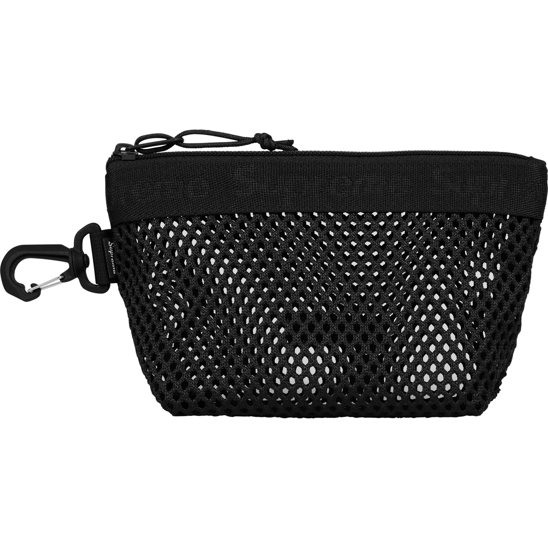 Supreme Mesh Mini Pouch (SS25) - Black - $30