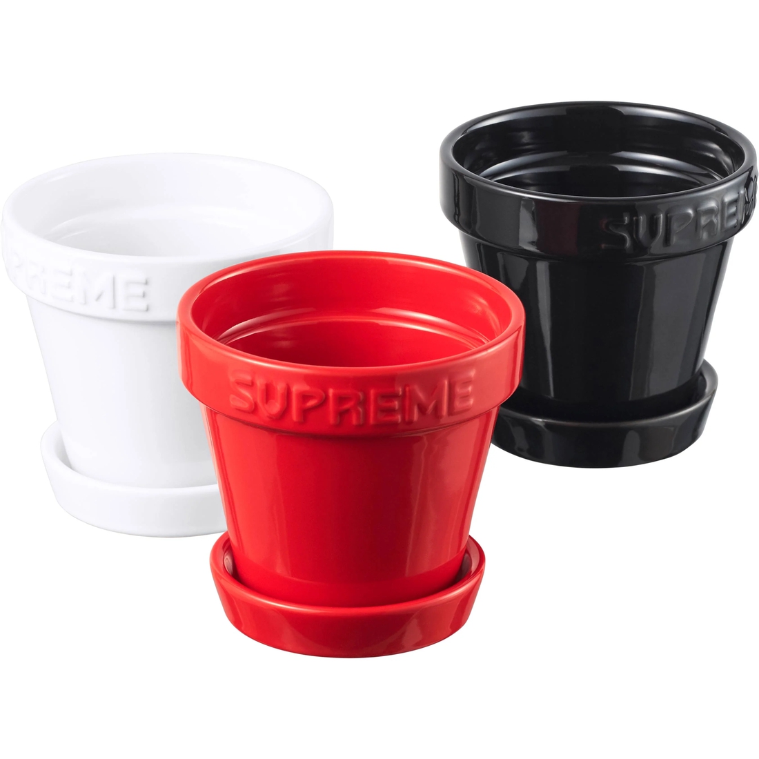 Supreme Mini Planters (Set of 3) (SS25) - Multicolor - $48