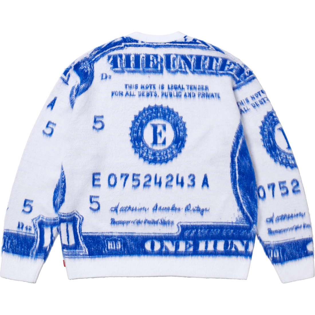 Supreme Money Sweater (SS25) - White - $158