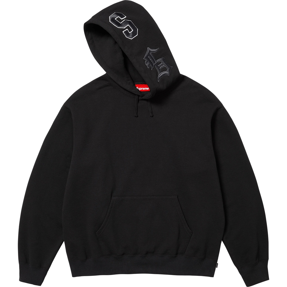 Supreme Multi S Logo Hooded Sweatshirt (SS25) - Black - $168