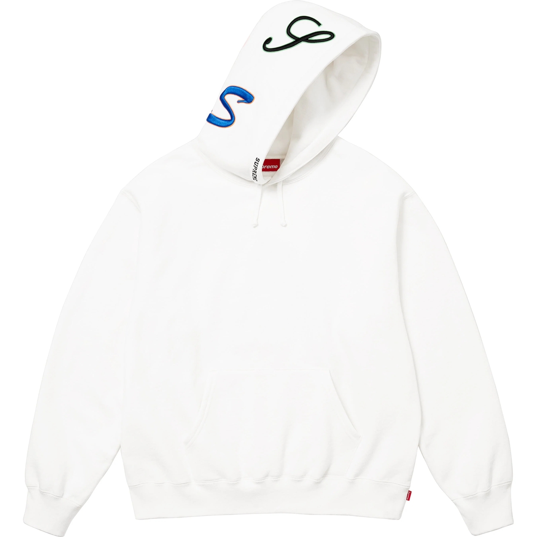 Supreme Multi S Logo Hooded Sweatshirt (SS25) - White - $168