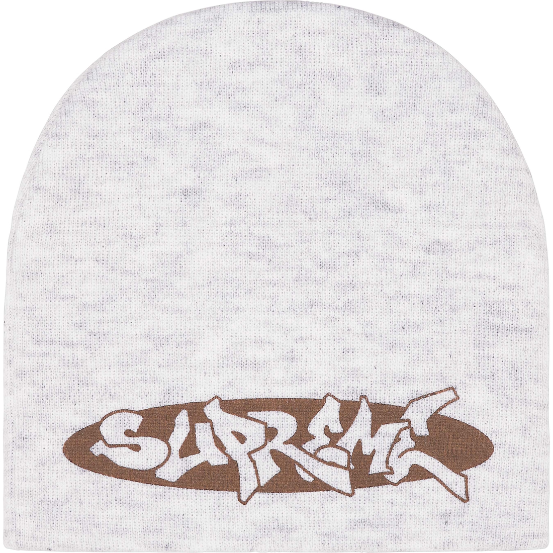 Supreme New World Order Beanie (SS25) - Ash Grey - $40