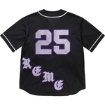 Supreme Old English Baseball Jersey (SS25) - Black