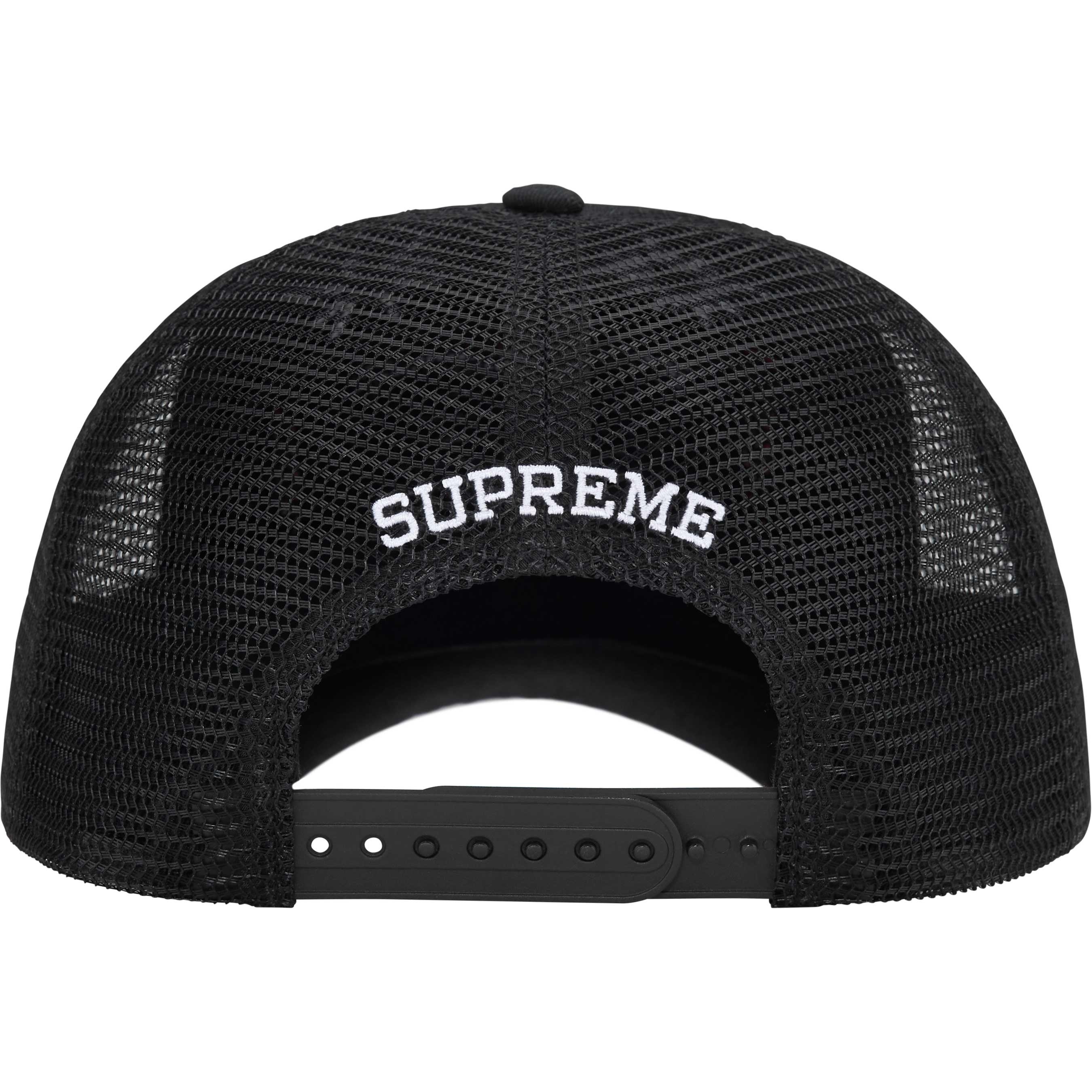 Supreme Reaper Mesh Back 6-Panel (SS25) - Black - $60