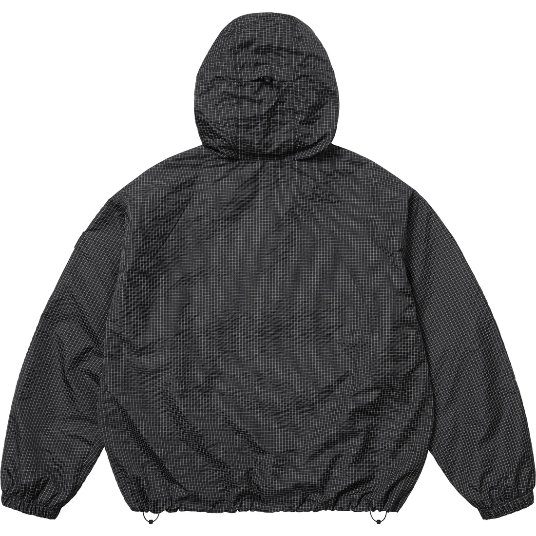 Supreme Reflective Ripstop Anorak (SS25) - Black - $198