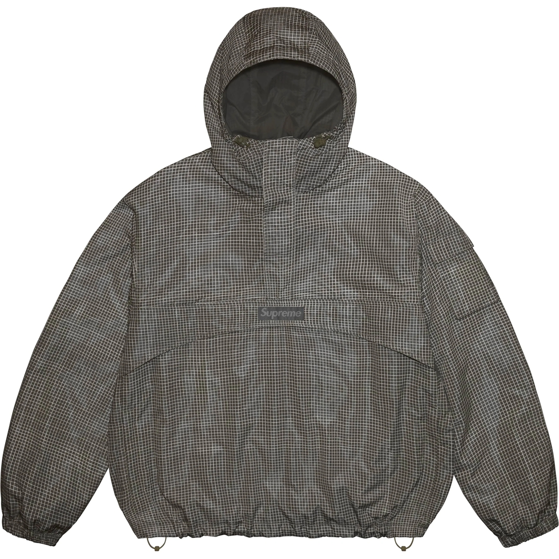 Supreme Reflective Ripstop Anorak (SS25) - White - $198