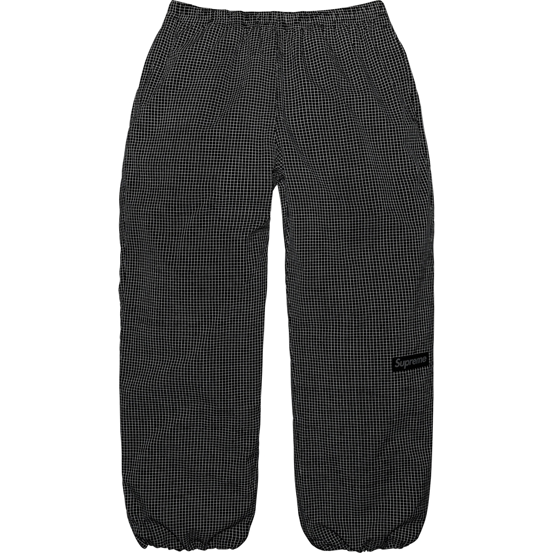 Supreme Reflective Ripstop Track Pant (SS25) - Black - $168