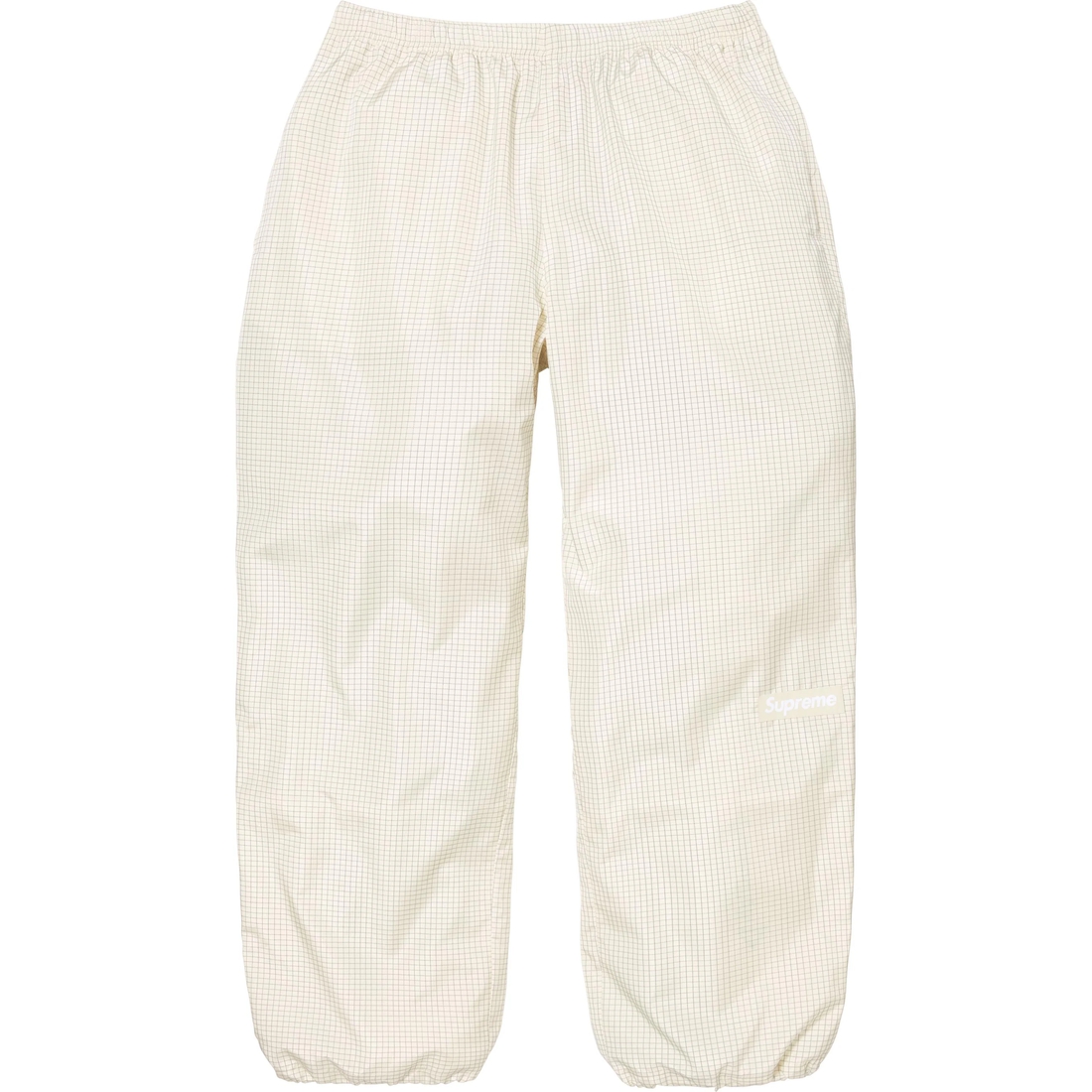 Supreme Reflective Ripstop Track Pant (SS25) - White - $168