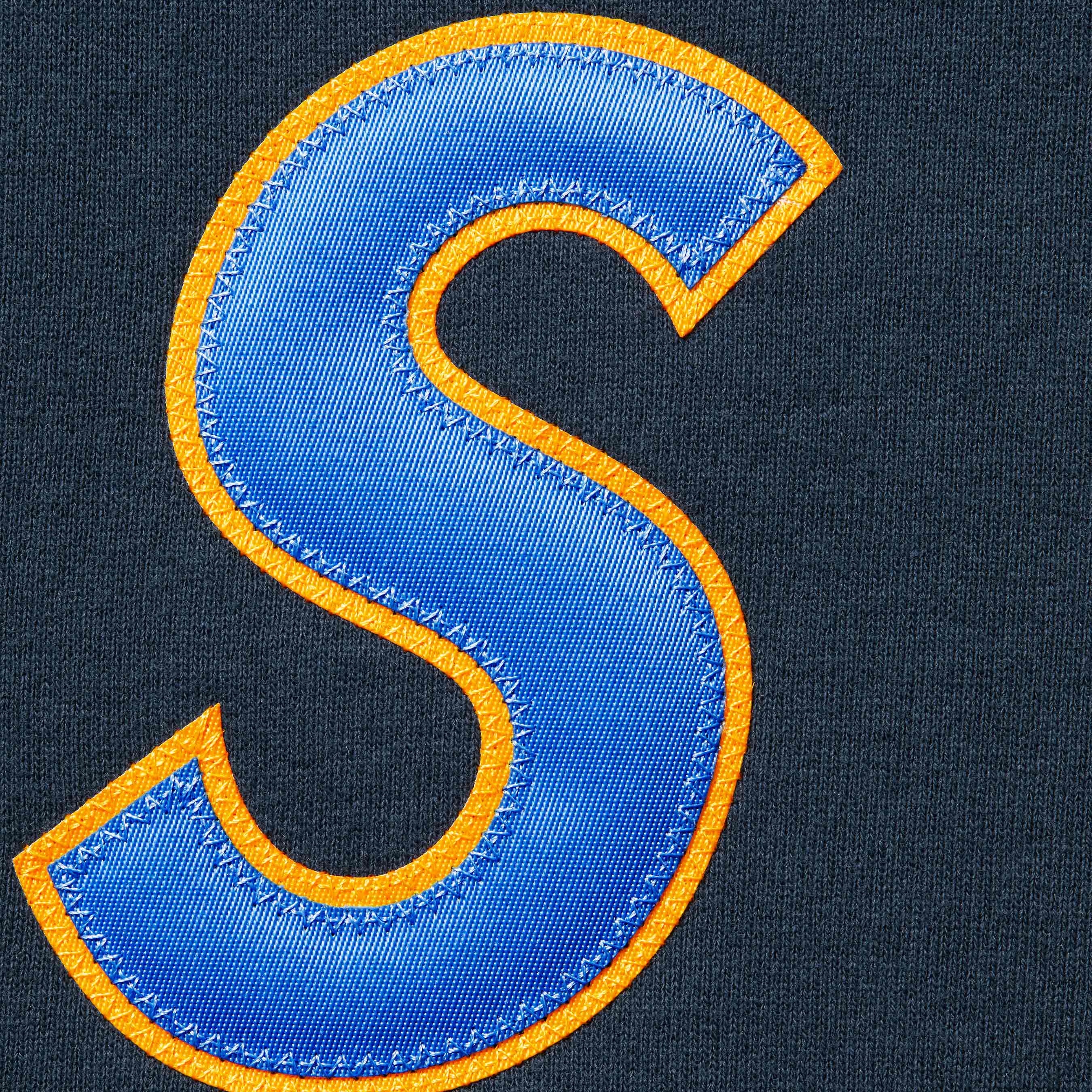 Supreme S Logo Hooded Sweatshirt (SS25) - Navy - $158