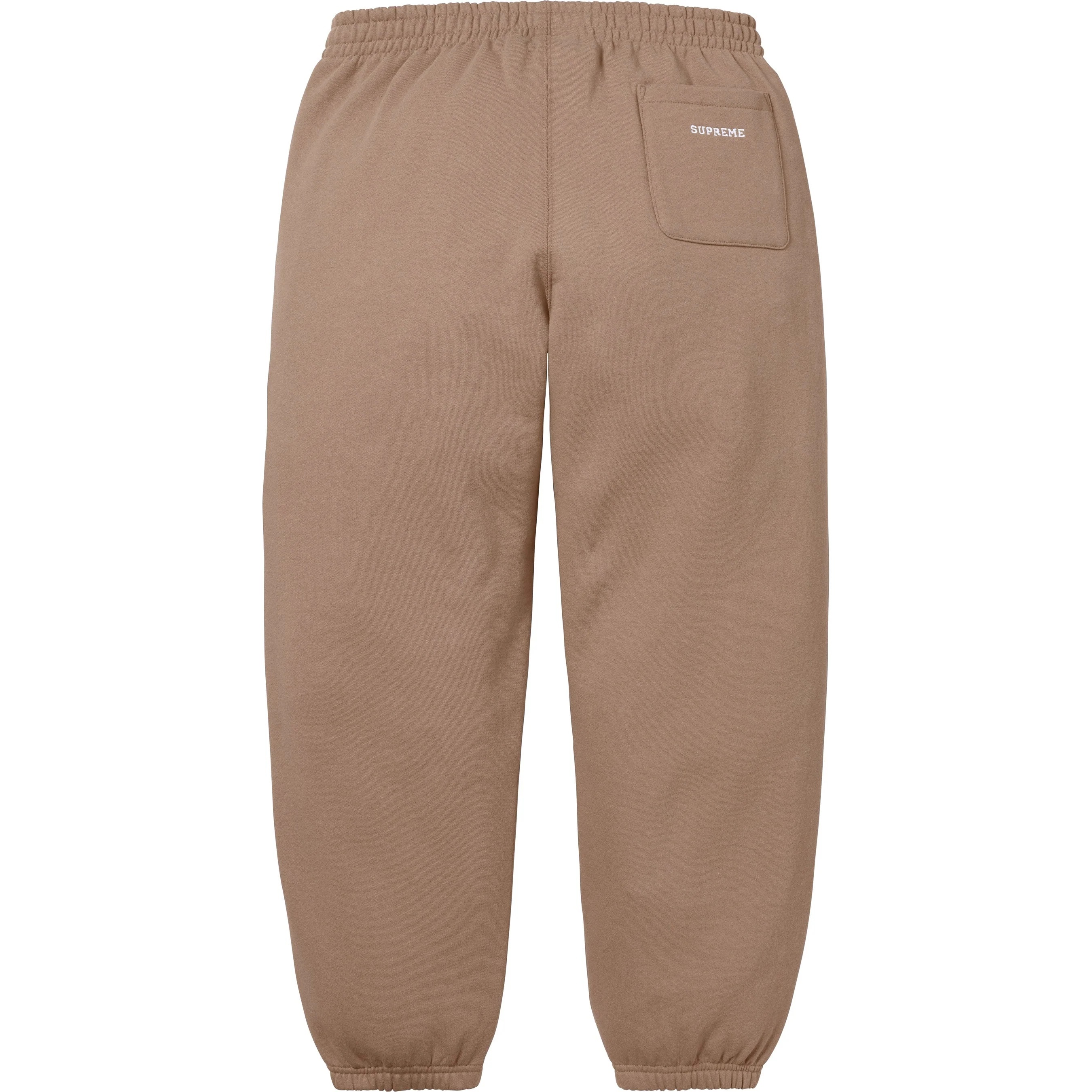 Supreme S Logo Sweatpant (SS25) - Dusty Brown - $158