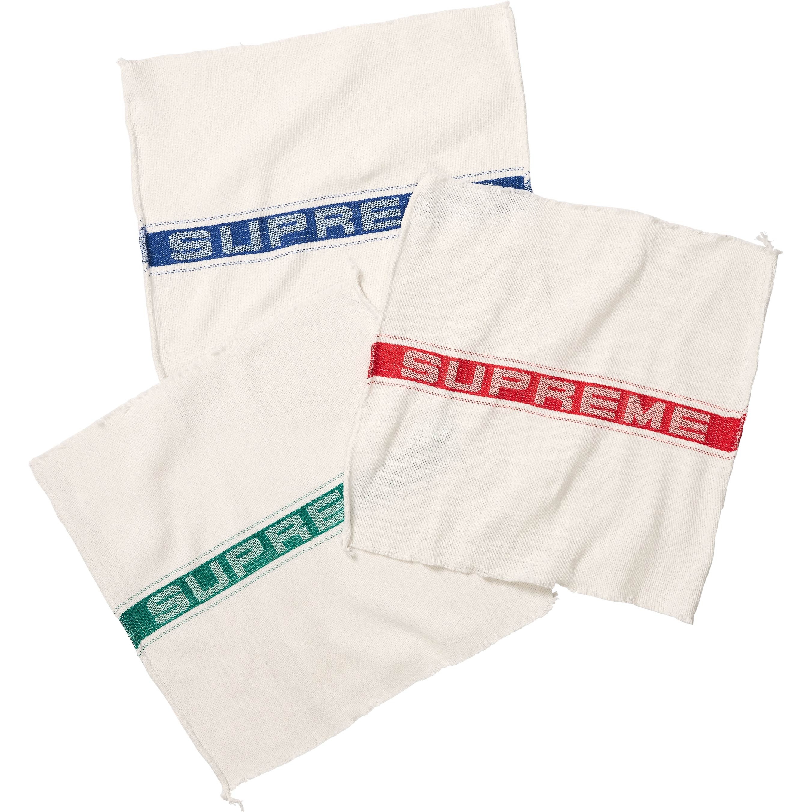 Supreme Shop Towel (Set of 3) (SS25) - Multicolor - $18
