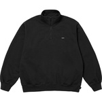 Supreme Small Box Half Zip Pullover (SS25) - Black