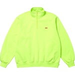 Supreme Small Box Half Zip Pullover (SS25) - Fluorescent Yellow