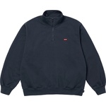 Supreme Small Box Half Zip Pullover (SS25) - Navy