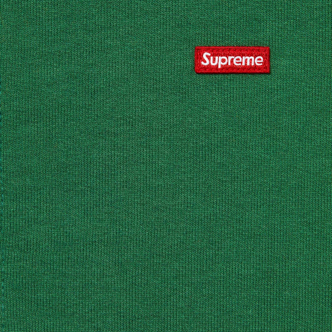 Supreme Small Box Zip Up Hooded Sweatshirt (SS25) - Pine - $168