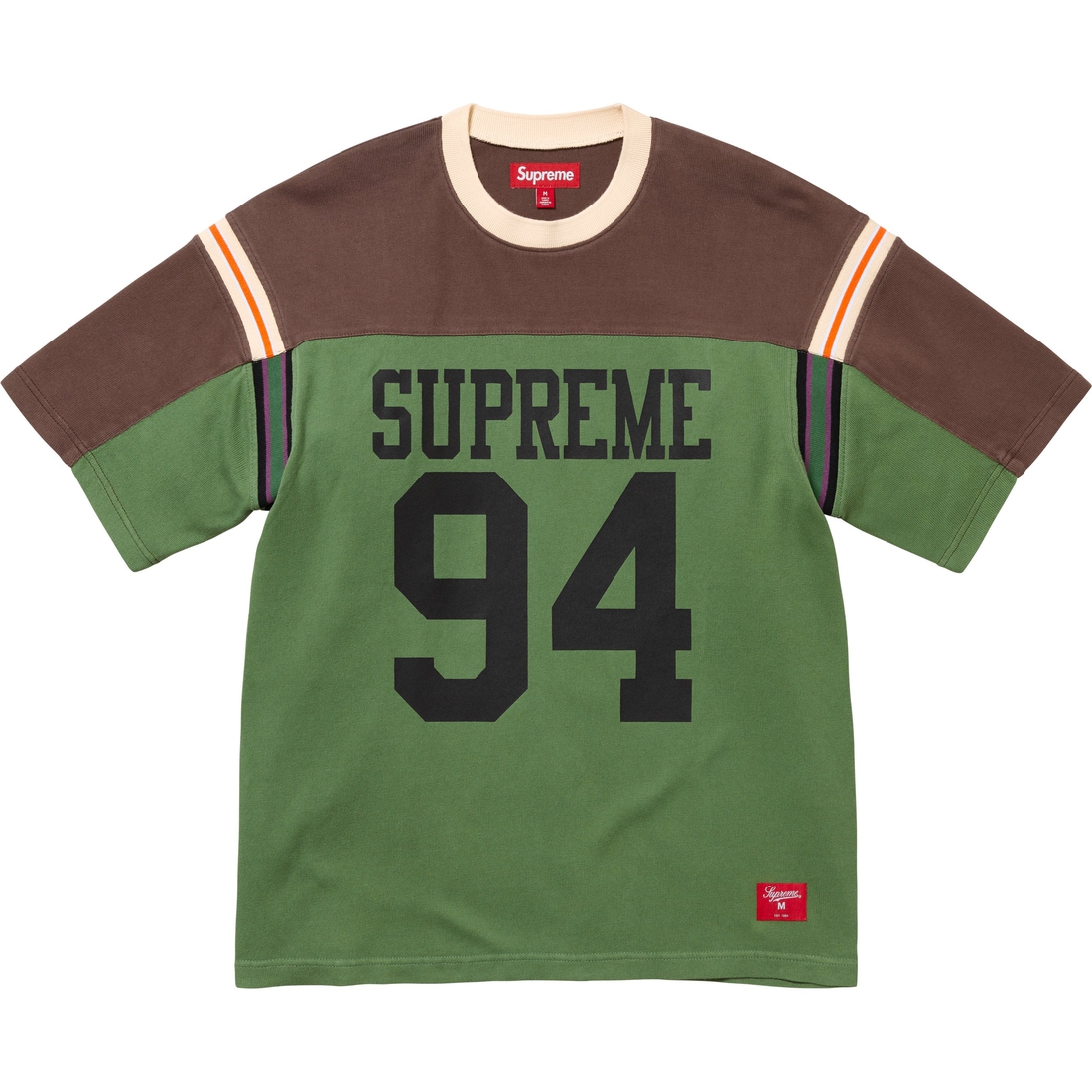 Supreme Split S S Football Top (SS25) - Green - $98
