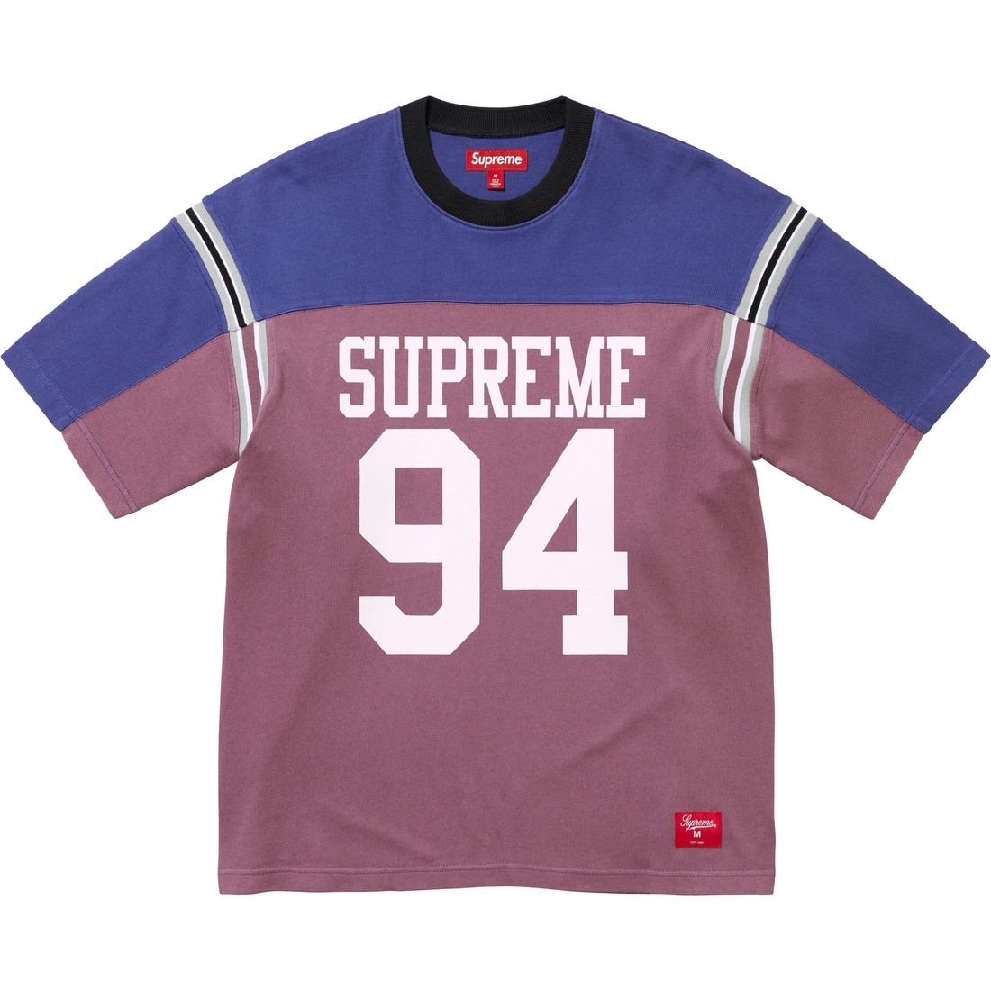 Supreme Split S S Football Top (SS25) - Purple - $98