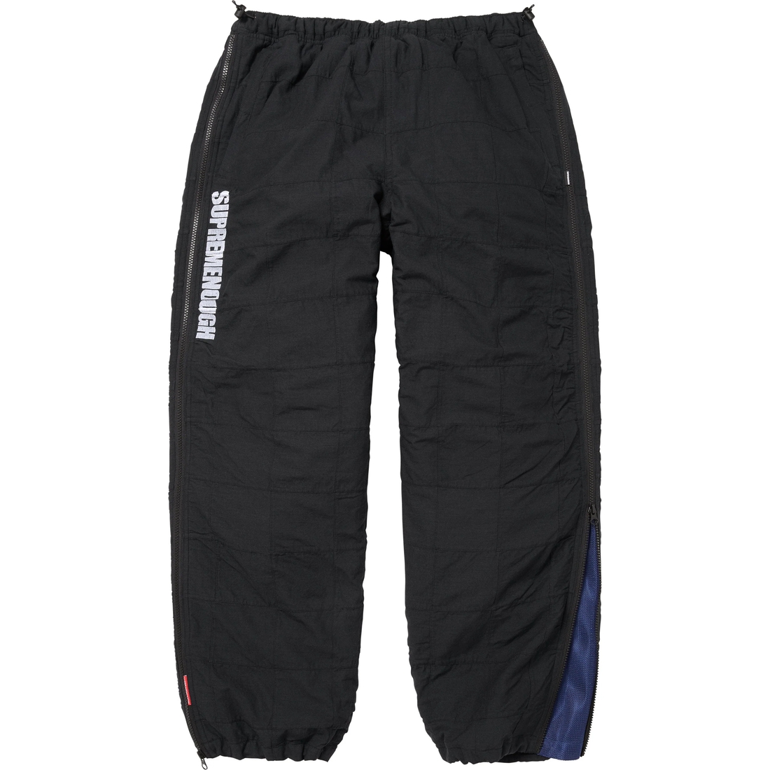 Supreme Supreme GOODENOUGH Patchwork Madras Full Zip Track Pant (SS25) - Black - $268