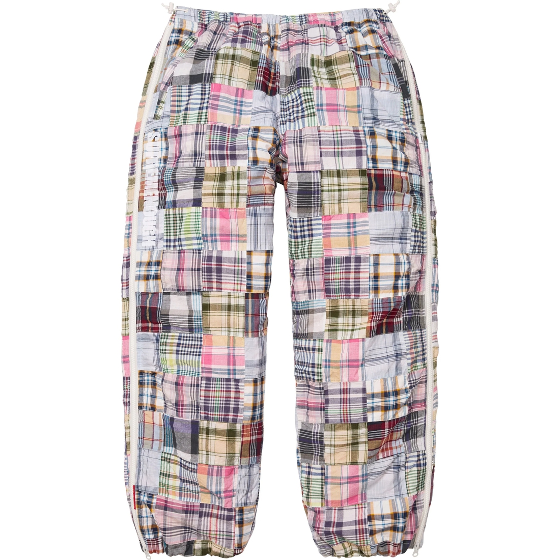 Supreme Supreme GOODENOUGH Patchwork Madras Full Zip Track Pant (SS25) - Multicolor - $268