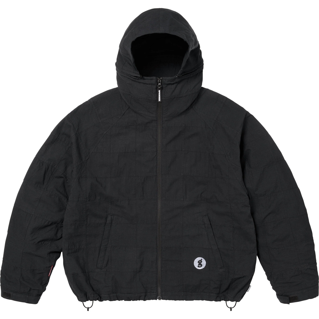 Supreme Supreme GOODENOUGH Patchwork Madras Hooded Jacket (SS25) - Black - $368