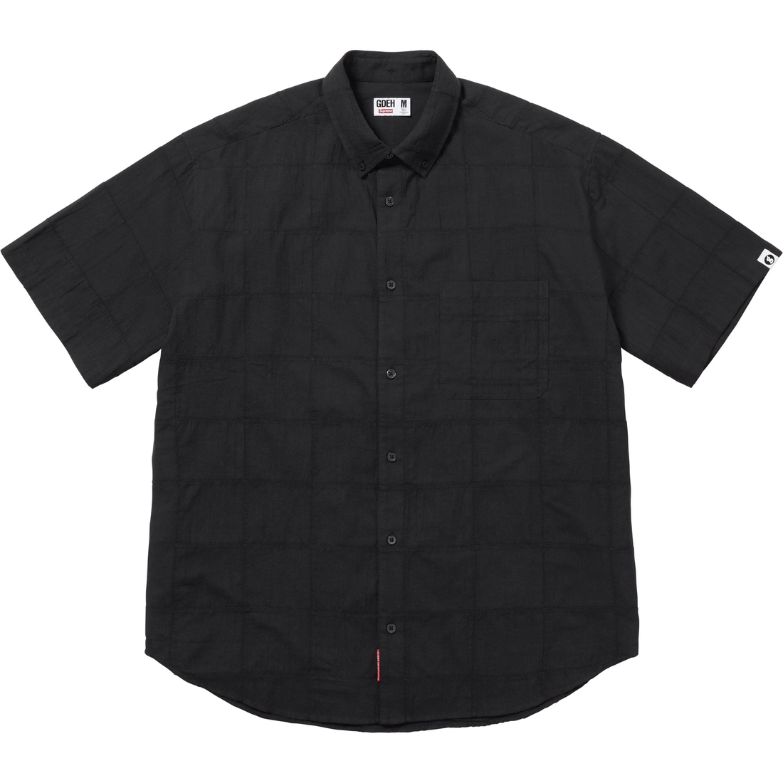 Supreme Supreme GOODENOUGH Patchwork Madras S S Shirt (SS25) - Black - $188