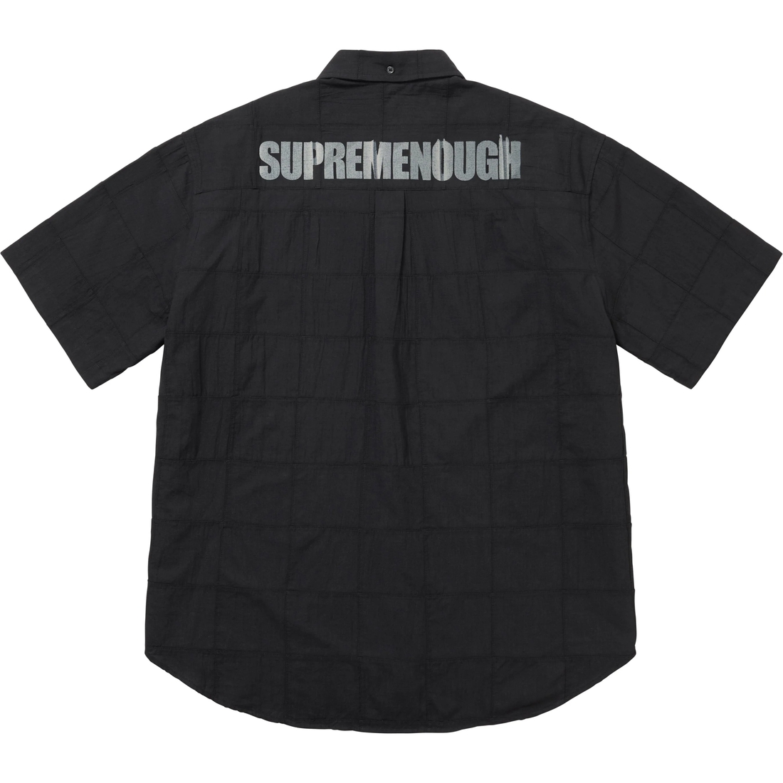 Supreme Supreme GOODENOUGH Patchwork Madras S S Shirt (SS25) - Black - $188