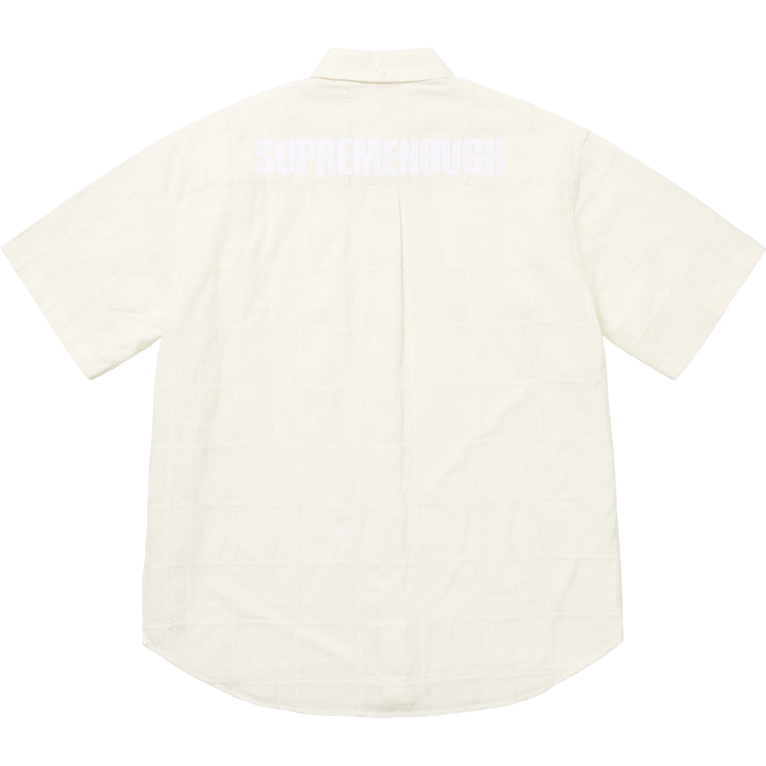 Supreme Supreme GOODENOUGH Patchwork Madras S S Shirt (SS25) - White - $188