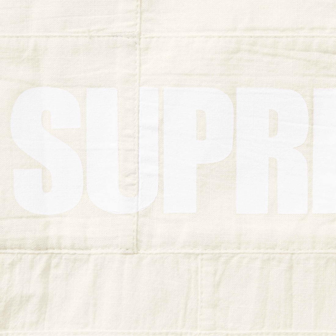 Supreme Supreme GOODENOUGH Patchwork Madras S S Shirt (SS25) - White - $188