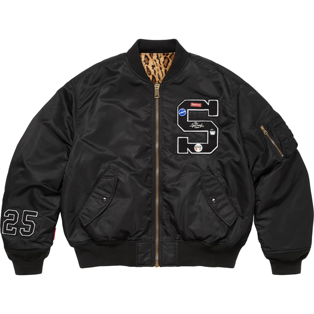 Supreme Supreme GOODENOUGH Reversible MA-1 (SS25) - Black - $398