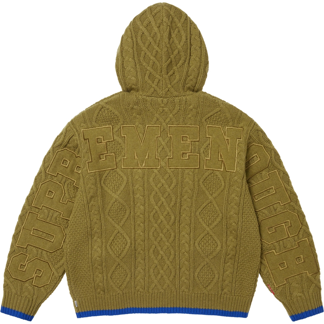 Supreme Supreme GOODENOUGH Zip Up Hooded Sweater (SS25) - Olive - $298