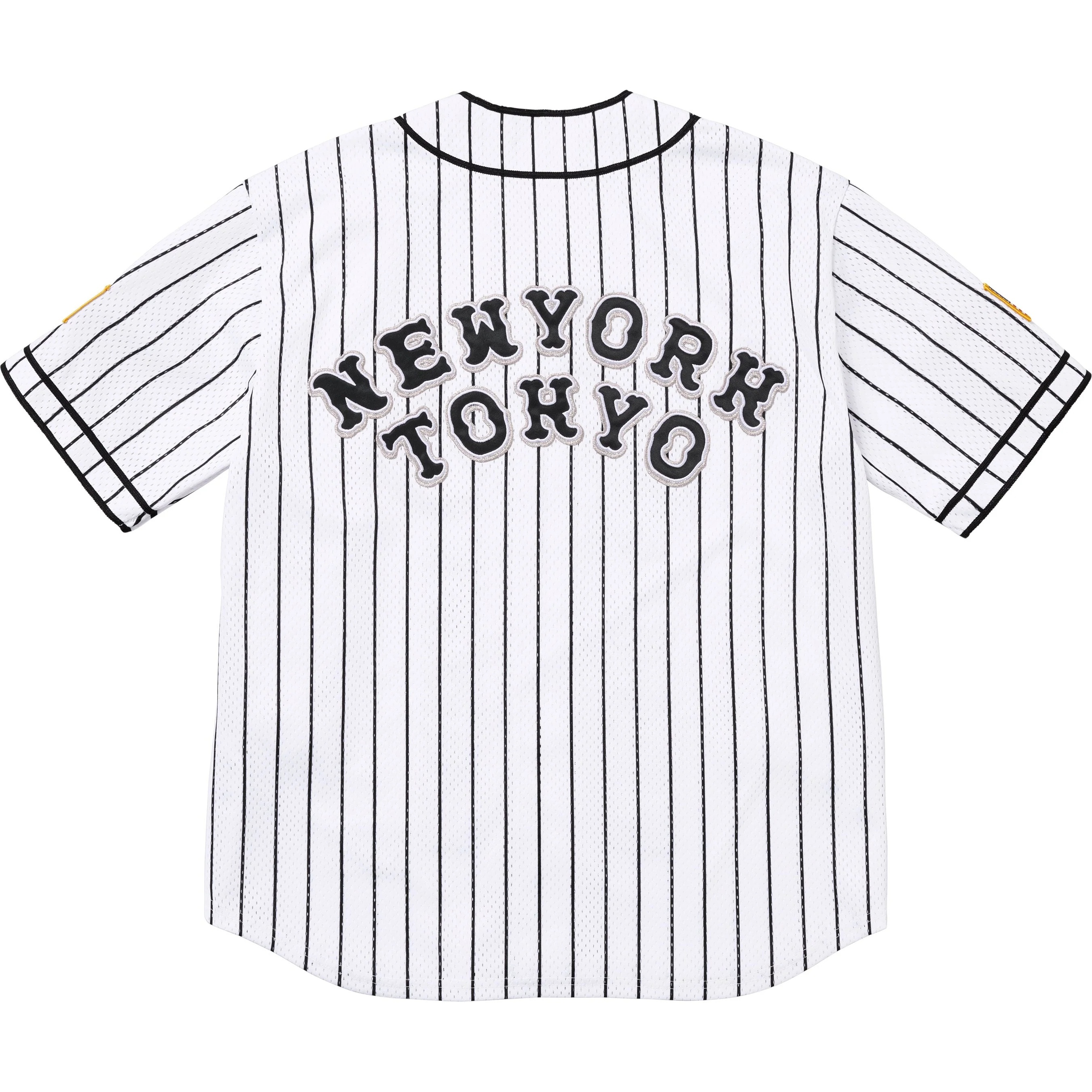 Supreme Supreme Homerun Baseball Jersey (SS25) - Stripe - $148