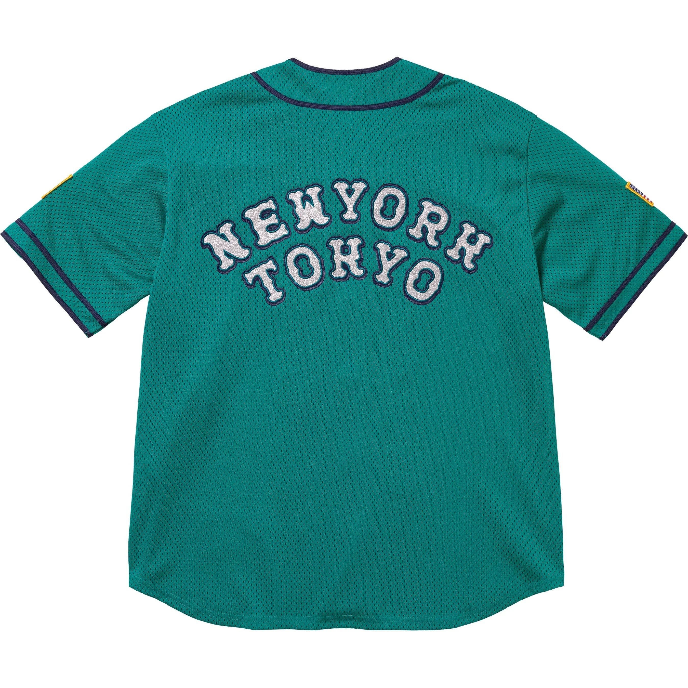 Supreme Supreme Homerun Baseball Jersey (SS25) - Teal - $148