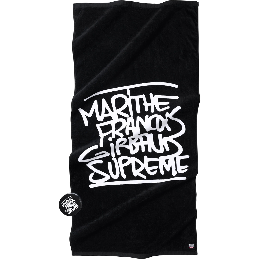 Supreme Supreme Marithé + François Girbaud Compressed Towel (SS25) - Black - $68