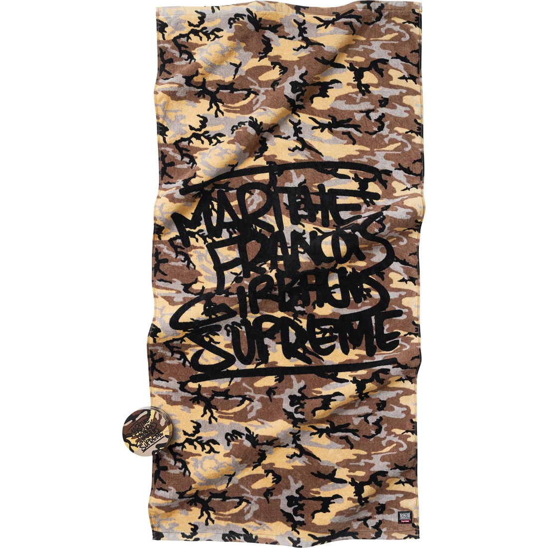Supreme Supreme Marithé + François Girbaud Compressed Towel (SS25) - Camo - $68