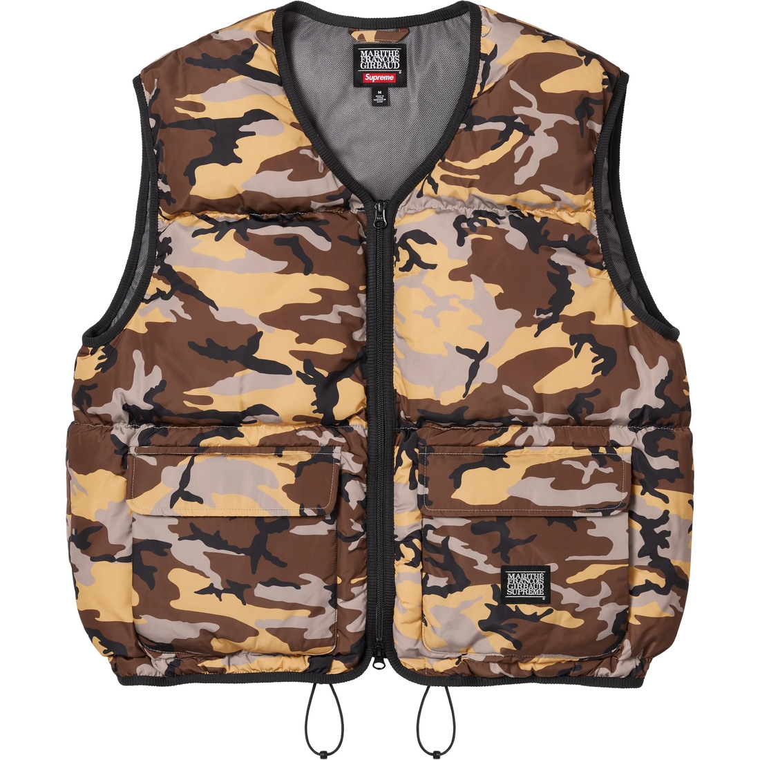 Supreme Supreme Marithé + François Girbaud Down Puffer Vest (SS25) - Camo - $248