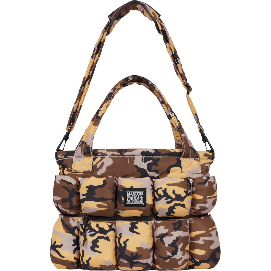 Supreme Supreme Marithé + François Girbaud Pokachu Puffer Tote Bag (SS25) - Camo - $178