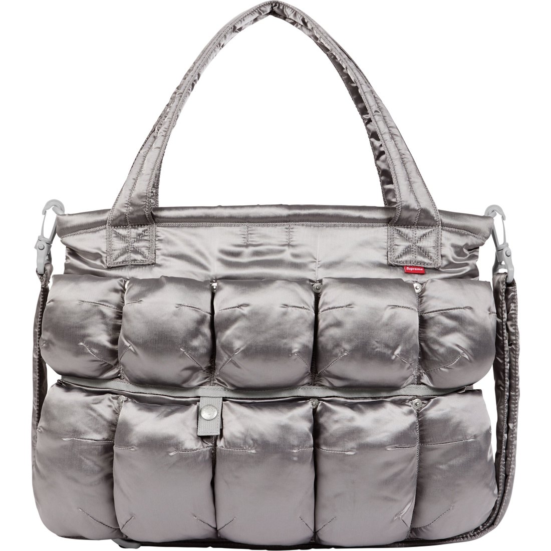 Supreme Supreme Marithé + François Girbaud Pokachu Puffer Tote Bag (SS25) - Silver - $178