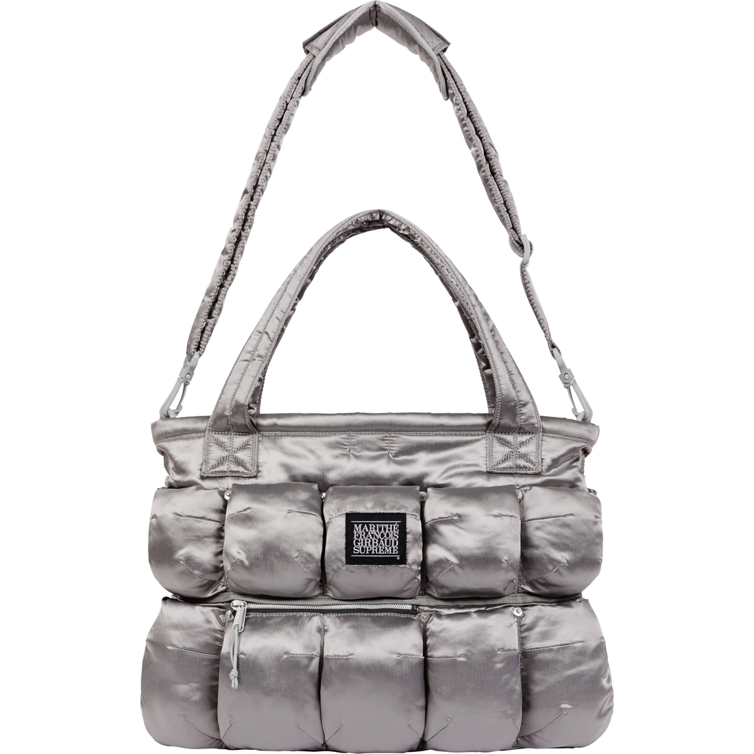 Supreme Supreme Marithé + François Girbaud Pokachu Puffer Tote Bag (SS25) - Silver - $178