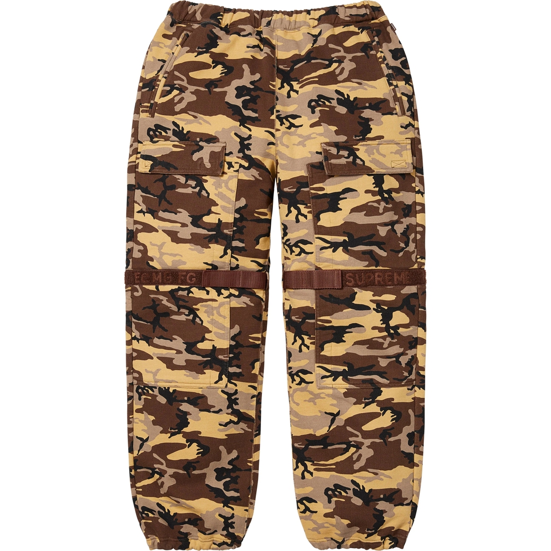Supreme Supreme Marithé + François Girbaud Shuttle Tape Cargo Sweatpant (SS25) - Camo - $188